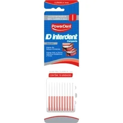 ESCOVA INTERDENTAL CILINDRICA 3MM C/6 REFIS POWERDENT