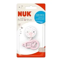 PRENDEDOR CHUPETA C/ARGOLA NUK GIRL