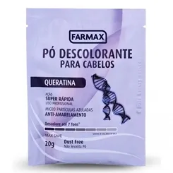 PO DESCOLORANTE QUERATINA 20G FARMAX