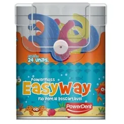 FIO DENTAL DESCARTAVEL EASYWAY POWERDENT C/24