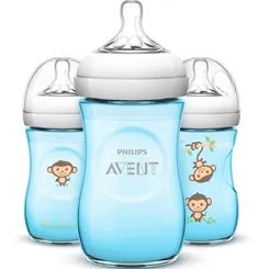 MAMADEIRA AVENT PETALA MACACOS C/3 260ML