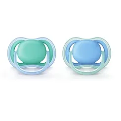 CHUPETA AVENT ULTRA SOFT C/2 AZUL 6-18M