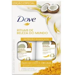 DOVE KIT REP DANOS COCO 400ML+COND200ML