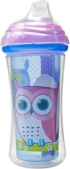NUBY COPO TERMICO C/TRAVA BICO SIL REF NB10188 ROSA POP
