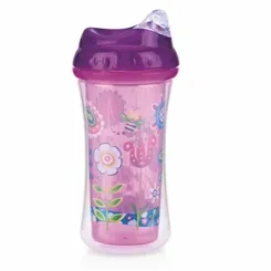 NUBY COPO TERMICO C/TRAVA BICO SIL REF NB10188 LILAS