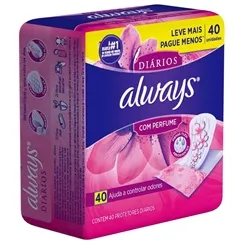 ALWAYS PROT DIARIO C/PERFUME 40UN