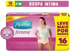 FRALDA PLENITUDE ACTIVE FEM P/M C/16