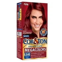 COR E TON CREME MEGA COLORS 6.646 VERMELHO CEREJA