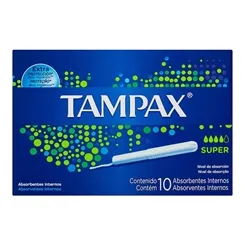 TAMPAX ABS INT SUPER C/10