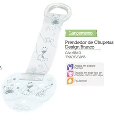 PRENDEDOR CHUP.LILLO DESIGN BRANCA