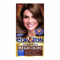 COR E TON CREME MEGA COLORS 7.777 LOU MARROM INTENSO