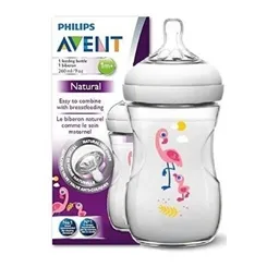 MAMADEIRA AVENT PETALA DECORADA 260ML FLAMINGO