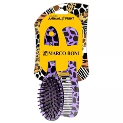 MARCO BONI KIT PENTE E ESCOVA ESTAMPA ANIMAL PRINT 1229