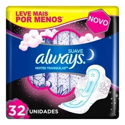 ALWAYS NOTURNO SUAVE C/ABAS L32P26