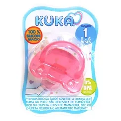 KUKA CHUPETA SIL ORTOD.ROSA TAM 1