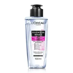 AGUA MICELAR BIFASICA LOREAL DEMAQUILANTE 100ML