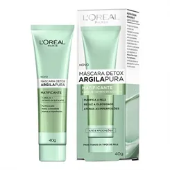 MASCARA DETOX ARGILA PURA MATIFICANTE 40G LOREAL