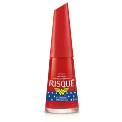 RISQUE ESMALTE VERMELHO MARAVILHA