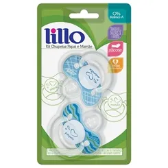 CHUP.LILLO PAPAI E MAMAE ORTO SIL.TAM1 C/2 AZUL