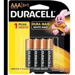 PILHA DURACEL AAA ALC L4P3