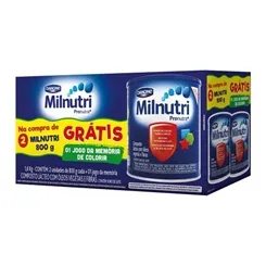 MILNUTRI KIT C/2 800G+2 BAQUETAS+2ADESIVOS