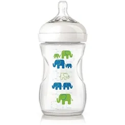 MAMADEIRA AVENT PETALA 260ML AZUL C/VERDE