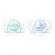 MINI CHUPETA AVENT 0-2M AZUL/VERDE C/2