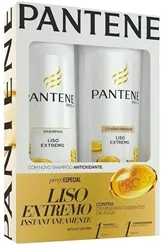 PANTENE KIT LISO EXTREMO SH 400ML+COND 200ML