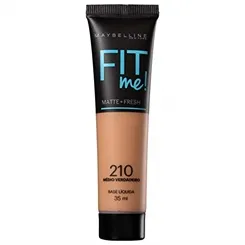 BASE LIQ.MAYBELLINE FIT ME 210 MEDIO VERDADEIRO
