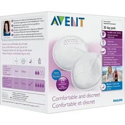 ABSORVENTE P/SEIOS DIURNO AVENT C/30