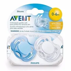 CHUPETA AVENT FREEFLOW TAM.1 C/2