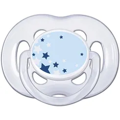 CHUPETA AVENT FREEFLOW NOTURNA AZUL/BCA 6-18M