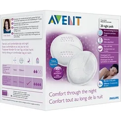 ABSORVENTE SEIOS NOTURNO AVENT C/20