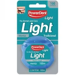 FIO DENTAL POWERDENT LIGHT MENTE 100M