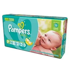 FRALDA PAMPERS TOTAL CONFORT MEGA P C/50