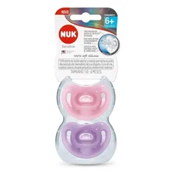 CHUPETA NUK KIT ROSE C/2