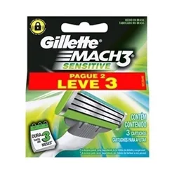 GILLETTE MACH 3 SENSITIVE CART.C/3