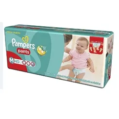 FRALDA PAMPERS PANTS M C/40