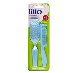 ESCOVA+PENTE LILLO AZUL REF 964120