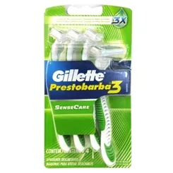 PRESTOBARBA 3 SENSE CARE C/4