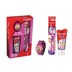 COLGATE KIT SMILES BARBIE+RELOGIO