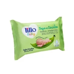 LILLO BABY TOALHAS UMED C/60UN