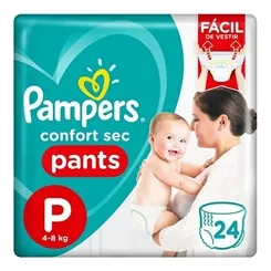 FRALDA PAMPERS PANTS G C/24