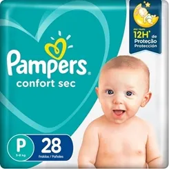 FRALDA PAMPERS PANTS P C/28