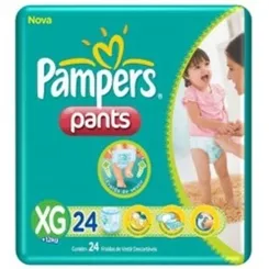 FRALDA PAMPERS PANTS XG C/24