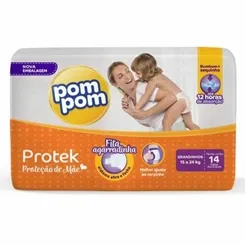 FRALDA POM POM PROTEK JUMBO GRANDINHOS