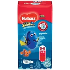 FRALDA HUGGIES PISCINA DISNEY G C/10