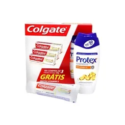 COLGATE TOT 12 CL MINT KIT C/3+SAB LIQ