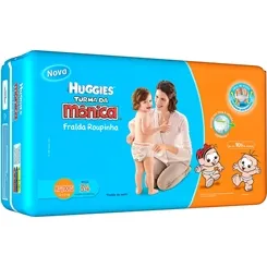 FRALDA MONICA HUGGIES MEGA XG/XXG C/34