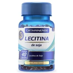 LECITINA DE SOJA 500MG C/ 40 CAPS